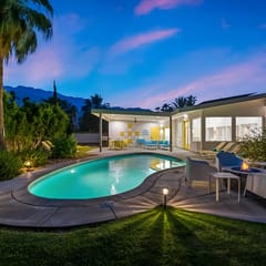 Good Vibrations' 3 BR/3 BA with Midcentury glam!