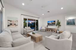 Harlow House' Lounge poolside in Indian Wells