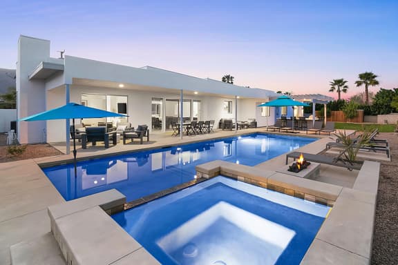 Roxy Palm Springs' Desert Vibes at this 6 Bedroom Pool Pad!
